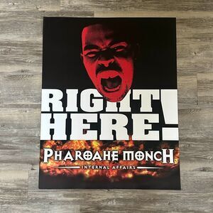 Vintage Rawkus Records Pharoahe Monch Internal Affairs Right Here! Promo Poster